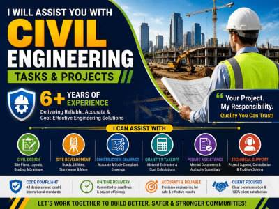 Assist you with civil engineering tasks and projects