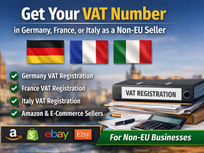 Register your Germany, France, or Italy VAT number as a non-EU resident