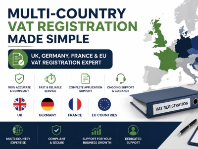 VAT number for UK| Germany| France & EU countries