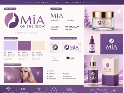 A complete brand identity and professional brand guidelines