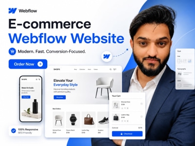 Your Dream Ecommerce Store: Design & Development in Webflow