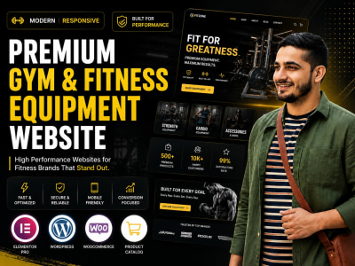 A Premium Gym and Fitness Equipment Website