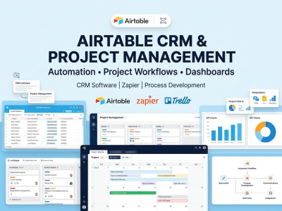 Airtable CRM, Project Management, Workflow Automation & Dashboards