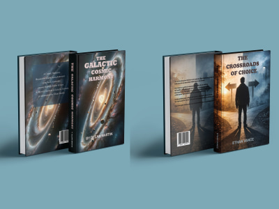 Custom book cover for fantasy, thriller, romance, horror & kids