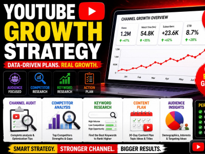 A complete YouTube channel growth strategy and content plan