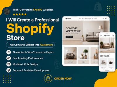 Professional Shopify Store Designed | Shopify Dropshipping | Shopify Expert