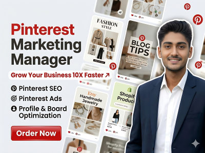 Pinterest Marketing Manager | Pinterest SEO, Pin Design & Organic Growth