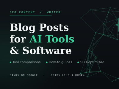 An SEO blog post for your AI tool or software brand