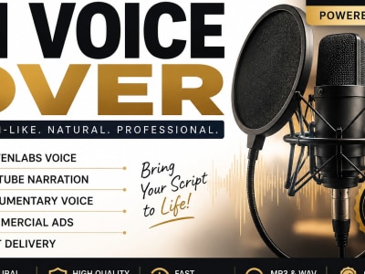 Create realistic AI voice over with ElevenLabs for YouTube