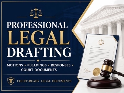 Professional motions, pleadings, responses, and court documents