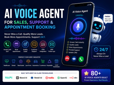 AI voice agent for sales and appointment booking