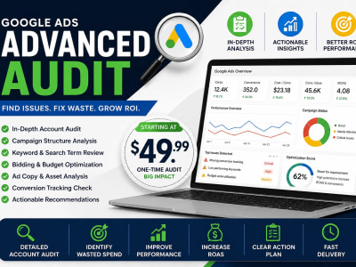 Advanced Google Ads audit to improve ROAS and reduce wasted spend