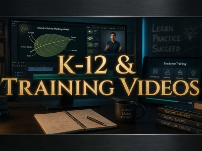 K-12 and Training Video Editing Aligned to Your Curriculum