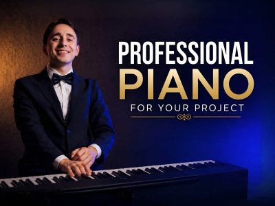 A professional piano for your song or project