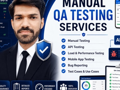 Manual QA Tester | Website QA & Mobile App Testing | Reports & API Testing