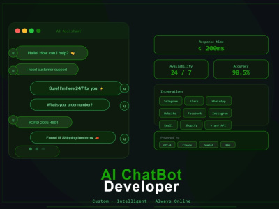 Bolt AI Developer / AI Developers RAG / AI Web Developer AI SaaS Developer