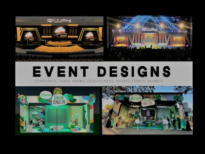 Tradeshow Booth Design | Roll Up Banner Design | Infographic Designer