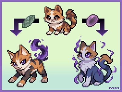 Pixel art characters, sprites, and game assets