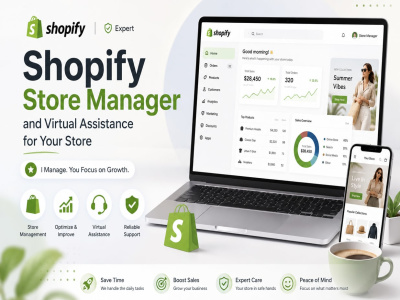 Shopify Store Manager and Virtual Assistant for Your Store