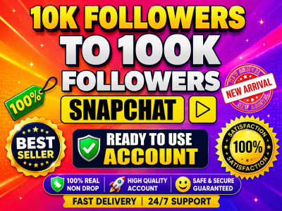 Snapchat Account With 10k to 100k followers