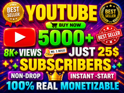5000 real youtube subscriber | youtube subscribers promotion