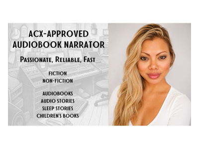 A polished, ACX-approved audiobook (fiction or non-fiction)