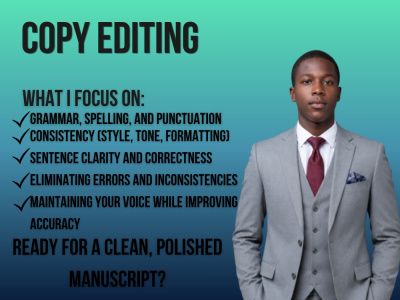 Professional Copy Editing for Fiction & Nonfiction