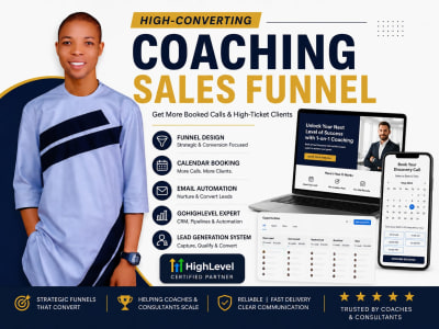 Coaching funnel, Coaching sales funnel for coaches and consultant