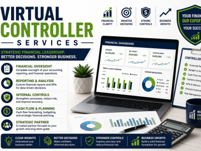 I will provide virtual controller services for your business
