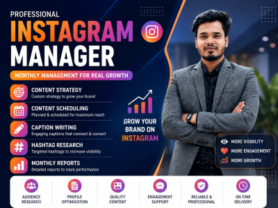 Professional Monthly Instagram Management for Business Growth