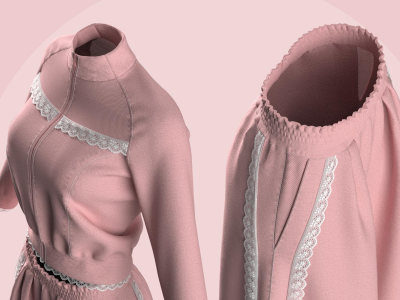 I will create a professional 3D fashion design in CLO3D