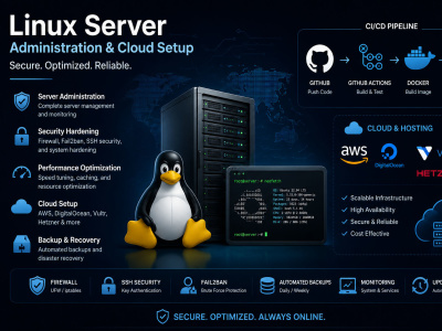 Complete Linux Server Administration & Cloud Infrastructure Setup
