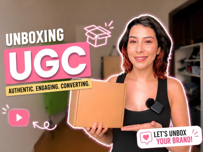 An engaging unboxing video trailer for your product or brand