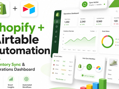 Shopify Order Automation | Airtable Inventory Sync & Operations Dashboard