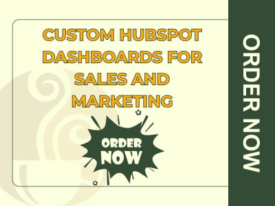 Custom HubSpot dashboards for sales and marketing