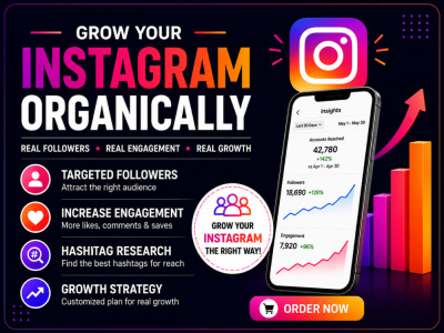 Real Instagram followers and engagement through organic growth
