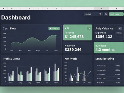 Professional Financial Modeling, Cash Flow & KPI Dashboards in Excel