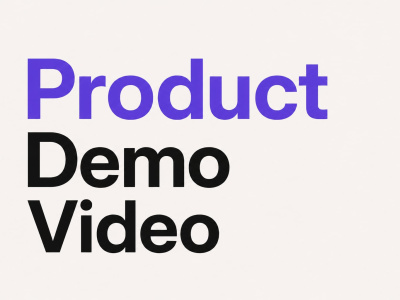 A product demo video for your app or website