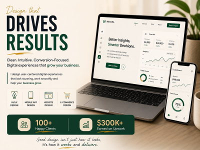 UI/UX design specialist for Websites, Landing page, SaaS, Web & Mobile Apps