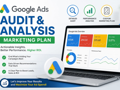 Google Ads Audit | Google Ads Analysis | Google Ads Marketing Plan