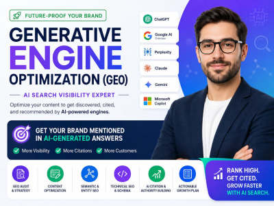 GEO expert, AI search optimization, AI search visibility expert