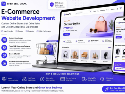 I will build a custom online store and ecommerce website