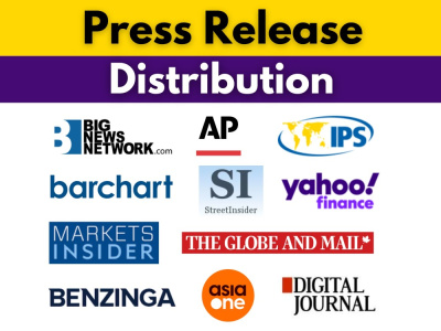 A professional press release writing and distribution services