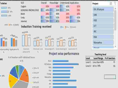A Dynamic Excel Dashboard, Data Analysis and Data Visualization