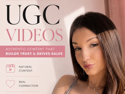 A UGC video content pack to grow your brand on TikTok and Instagram