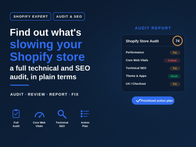 A complete Shopify technical and SEO audit