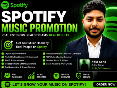 Promote Your Spotify Music with Organic Playlist Pitching and Real Listener