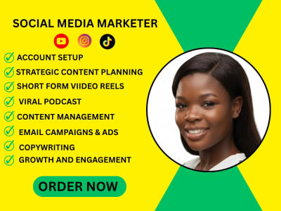 Social Media Manager Short-Form Video Editor TikTok, Reels & YouTube