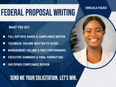 Winning federal RFP or RFQ proposal for your government contract