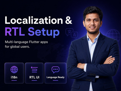 Multi language localization and RTL setup for Flutter apps
